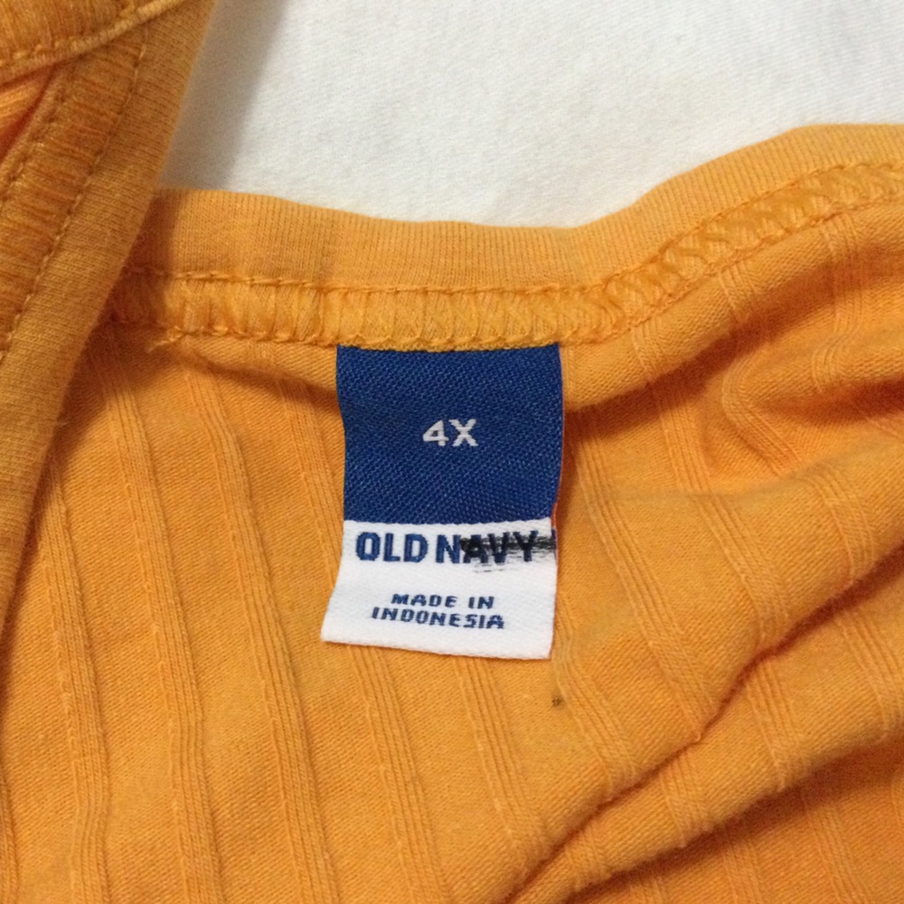 Lot of 5 Old Navy Ribbed Cropped Cami Tank Top Assorted Colors Size 4X NWOT - Picture 12 of 14
